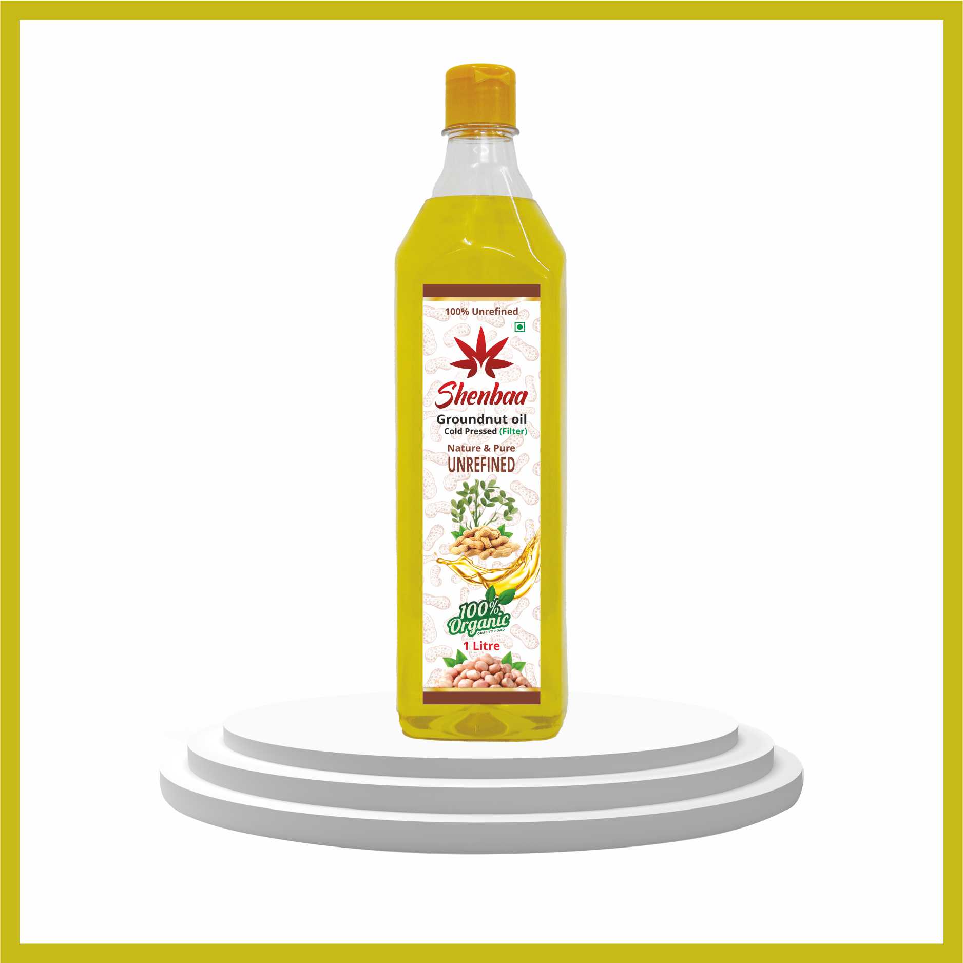 Shenbaa Ground Nut Oil 1 Liters